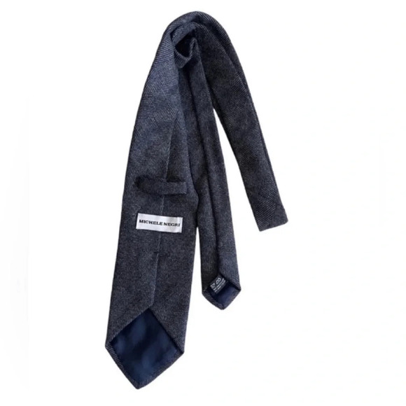 Michele NEGRI 100% Wool Luxury Designer Men’s Tie. - Picture 4 of 8